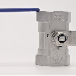 Stainless Steel Ball Valve With Reduced Bore, One-piece, Threaded  1 1/4”