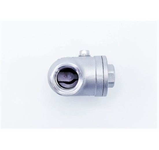 Stainless steel check valve, floating, threaded | 1/2”