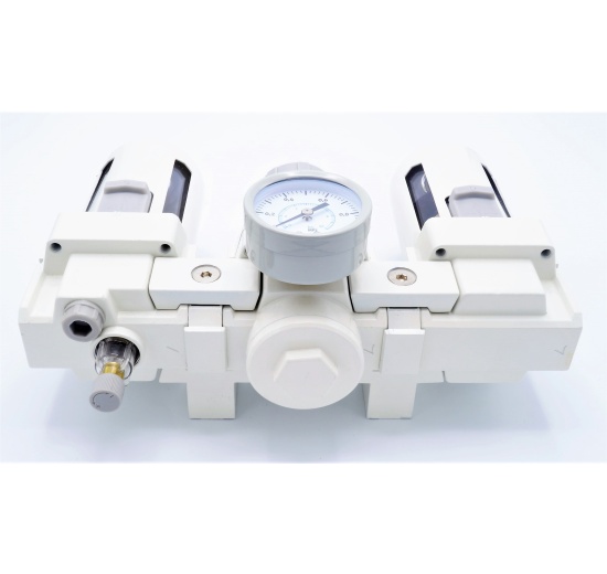 Combined units for compressed air treatment (filter + regulator + lubricator) G 1/2"