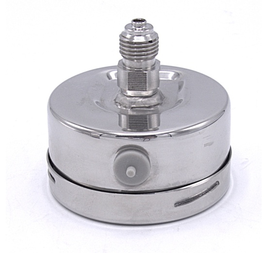 Stainless steel pressure gauges - the back (coaxial) connection | 0 - 2.5 bar 1/4”