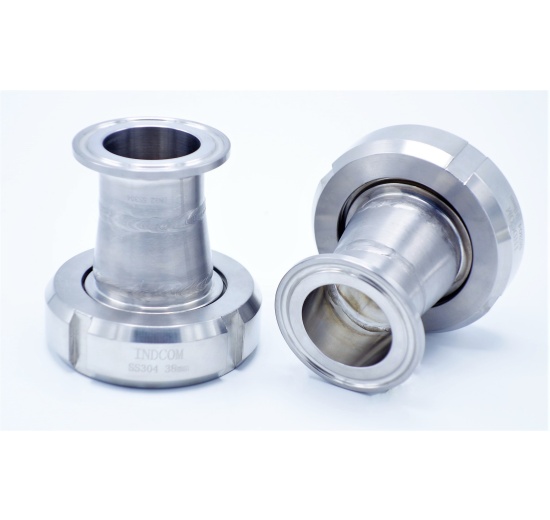 redukce soustředná, norma SMS/DIN CLAMP (DN38/DIN DN32)