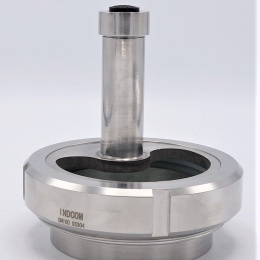 Union sight glass with lighting, welded