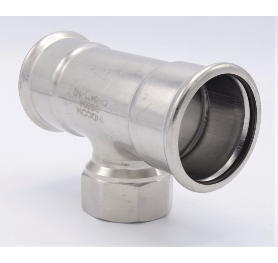 T Piece, Press Fittings F/F(internal thread) /F 54_1 1/2"_54