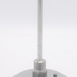 All-stainless steel bimetal thermometer with immersion shaft, threaded | 0-300℃ (1/2”) 150 mm