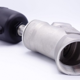 Pneumatically-operated Valves, Angle Seat - 45° G-thread 2" Seal PPL