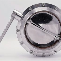 DN150 Stainless Steel Butterfly Valve, Welded, type S-S
