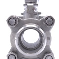 Stainless steel ball valve with full bore, three- pieced, welded | DN25 (35x4mm)