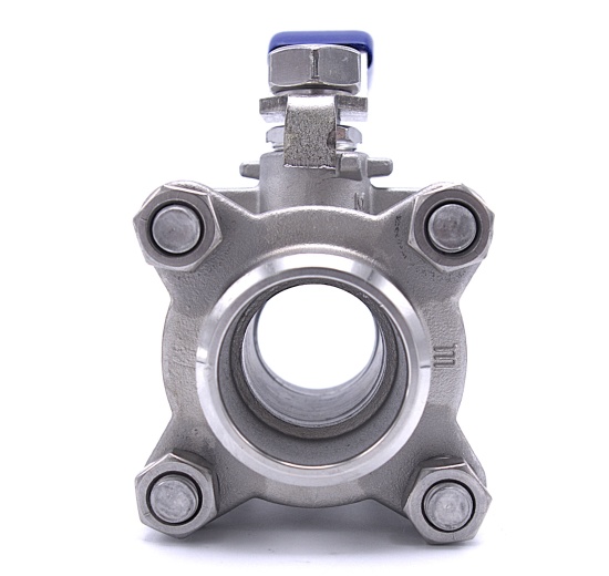Stainless steel ball valve with full bore, three- pieced, welded | DN25 (35x4mm)