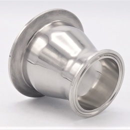 stainless steel reduction tri-clamp DN65/50, centric