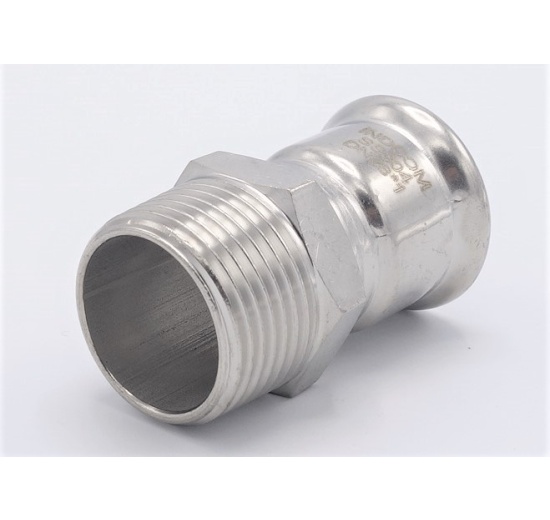 Pressing Reducer Stainless Steel /external thread (threaded adapter) |28 mm_1"