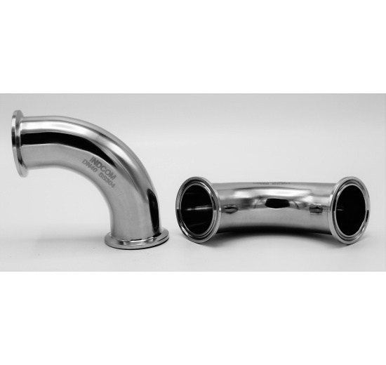 stainless steel Elbow Clamp 90° DN40 (40x1,5mm, collar 50,5mm)