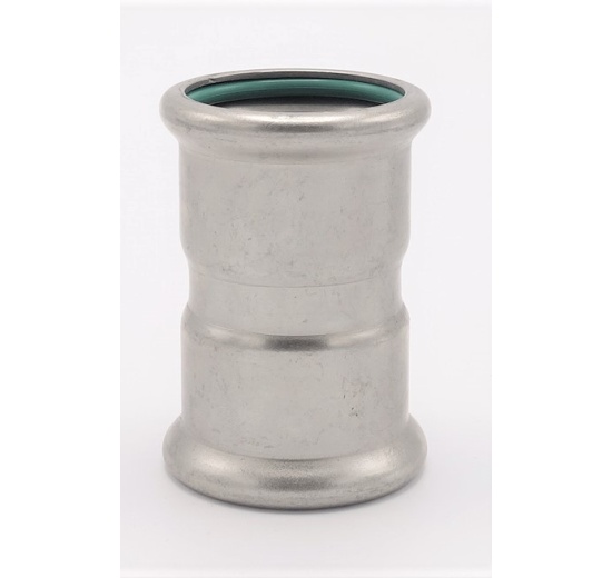 Coupling Press Fittings, Stainless Steel, F/F F|42 mm