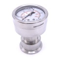 Stainless Steel Pressure Gauge 63 mm (back connection) with Separating Diaphragm-CLAMP| 0-10 bar, (clamp-50,5mm)