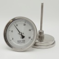 All-stainless bimetal thermometer with immersion shaft 200 mm, threaded G1/2" BSP