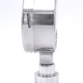 Stainless steel manometer, dial 100 mm, with a sanitary diaphragm CLAMP DIN32676 - collar 50.5 mm