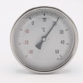 All-stainless steel bimetal thermometer with immersion shaft, threaded | -30/50℃ (1/2”) 200 mm