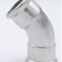 Elbow 45° (arch), Press Fittings, F/F 42 mm