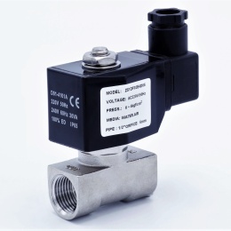 Stainless Steel Solenoid Valve 2/2, G 1/2" AC230V, NC