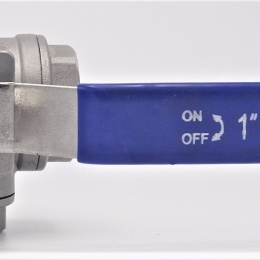 Stainless ball valve, three- way, threaded | 1”
