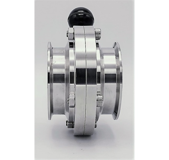 Stainless steel butterfly valves, CLAMP type C-C | DN65_180 (K91)