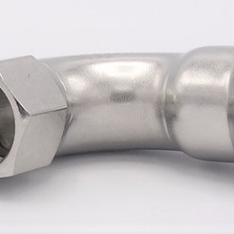 Elbow 90°,Press Fittings, F/internal thread 22 mm_1/2" stainless steel