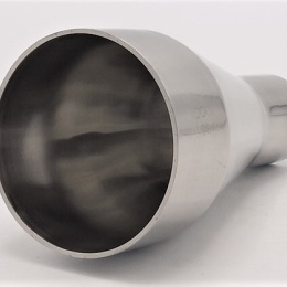 Concentric reducer, welding, long DN 65/32, stainless steel components