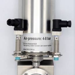 Pneumatically Operated Butterfly Valve, type C-C DN40