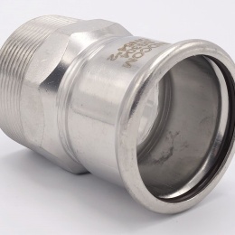 Pressing Reducer Stainless Steel /external thread (threaded adapter) | 54 mm_2"