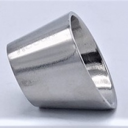 Eccentric reducer, welded, short, stainless steel