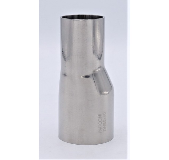 Eccentric reducer, welding, long DN 50/40