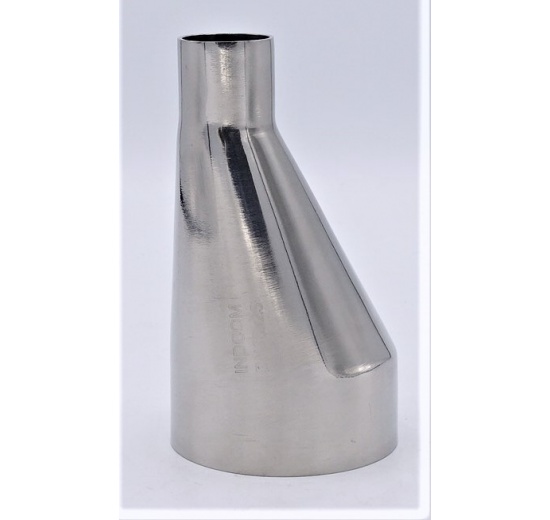 Eccentric reducer, welding, long DN 65/25