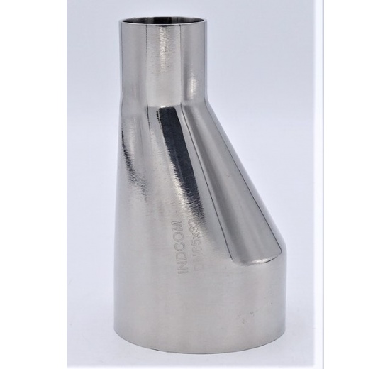 Eccentric reducer, welding, long DN 65/32