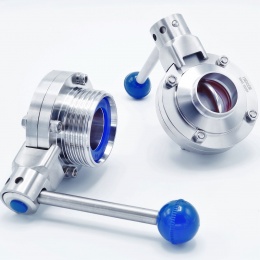 Edelstahl Absperrklappe, geschraubt / geschweißt Typ G-S | DN40