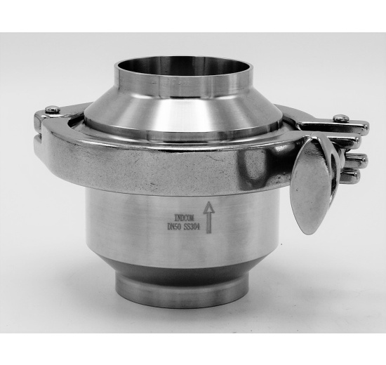 Sanitary stainless steel check valve, welded type S-S DN50