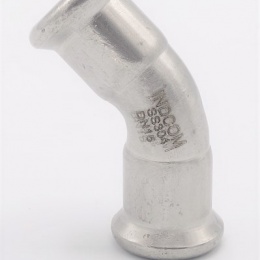 Elbow 45° (arch), Press Fittings, F/F 15 mm