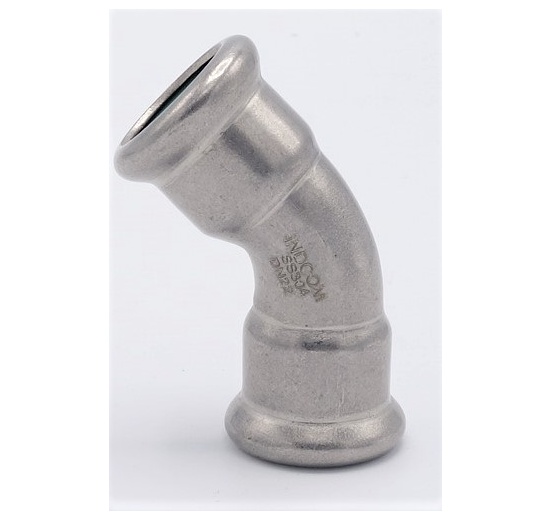 Elbow 45° (arch), Press Fittings, F/F 22 mm