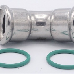 Elbow 45° (arch), Press Fittings, F/F 28 mm