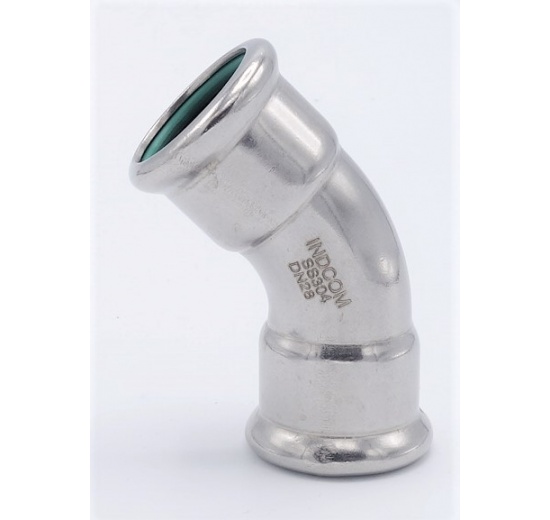 Elbow 45° (arch), Press Fittings, F/F 28 mm