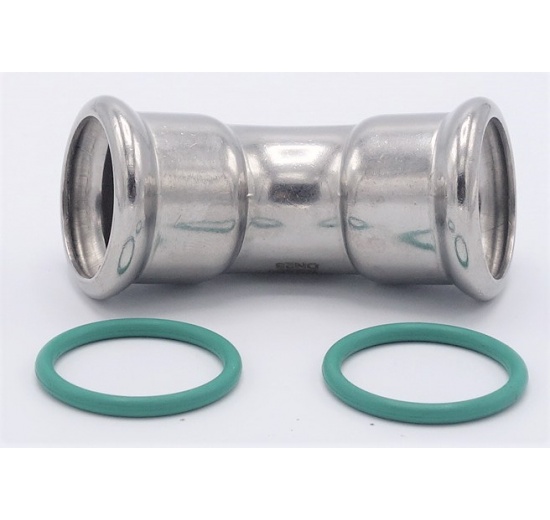 Elbow 45° (arch), Press Fittings, F/F 28 mm