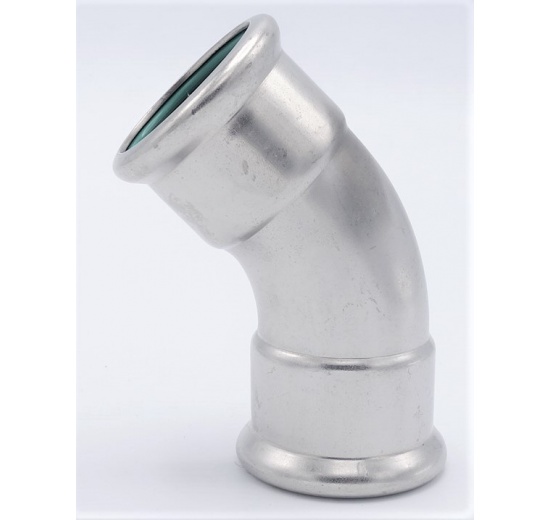 Elbow 45° (arch), Press Fittings, F/F 42 mm