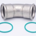 Elbow 45°(arch), Press Fittings F/F 54 mm