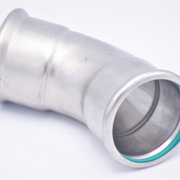 Elbow 45°(arch), Press Fittings F/F 54 mm