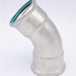 Elbow 45°(arch), Press Fittings F/F 54 mm
