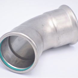 Elbow 45°(arch), Press Fittings F/F 54 mm
