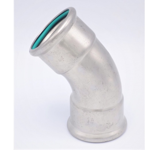 Elbow 45°(arch), Press Fittings F/F 54 mm