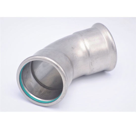 Elbow 45°(arch), Press Fittings F/F 54 mm