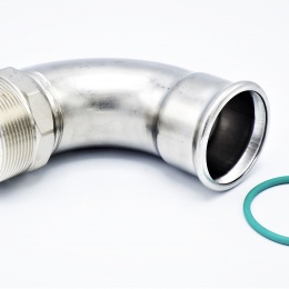 Elbow 90°, Press Fittings / external thread