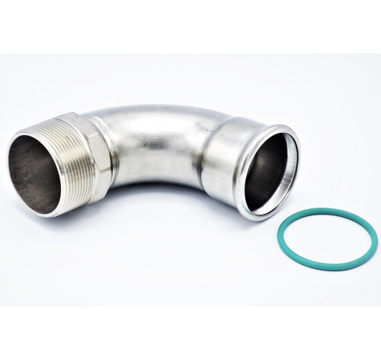 Elbow 90°, Press Fittings / external thread