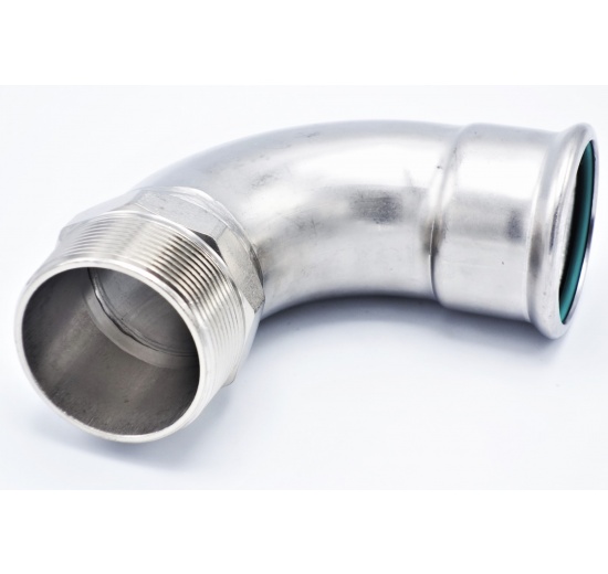 Elbow 90°, Press Fittings / external thread