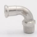 Elbow 90°, Press Fittings, F/external thread 15 mm_1/2"